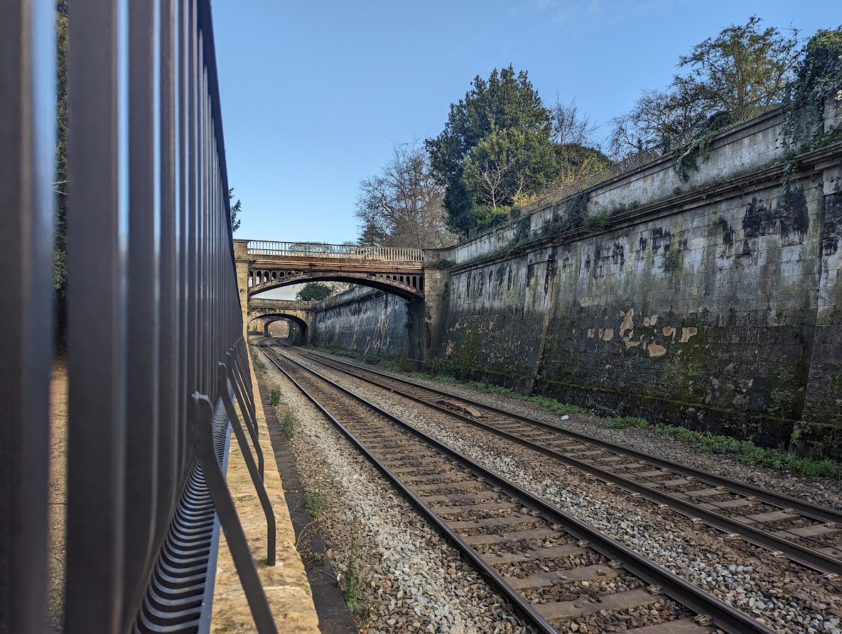 Tracks in Bath, England